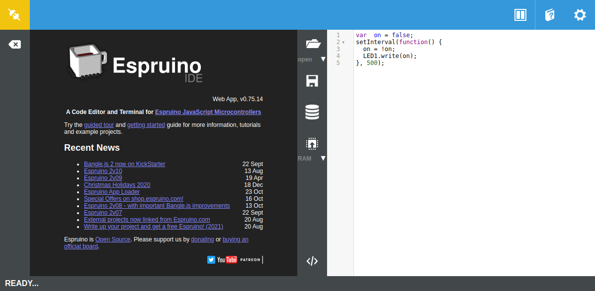 Espruino IDE