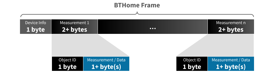 BTHome BLE advertising frame