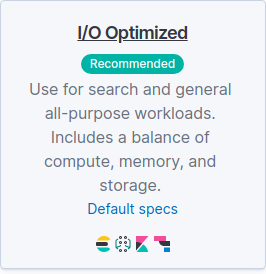 I/O Optimized Elasticsearch Service