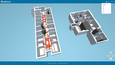 Ambiarc map of Notman House