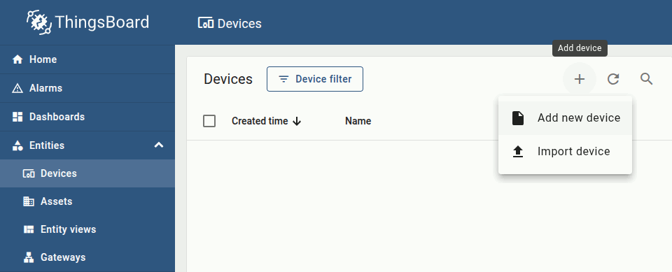 ThingsBoard Devices